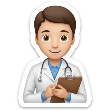 doctor repot result sticker