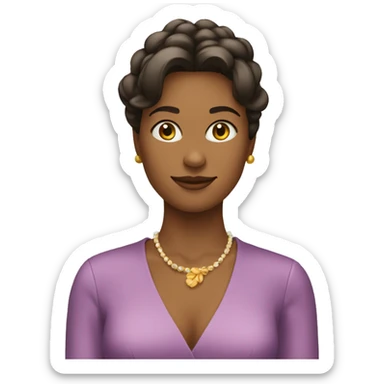 femme trentenaire en train de faire la fete sticker