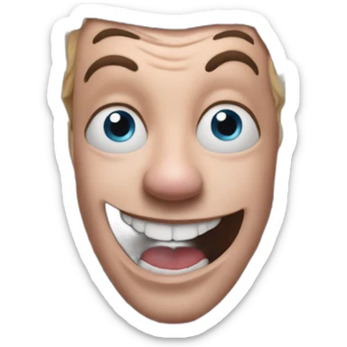 🇬🇧 🤪 Union Jack zany face combined sticker