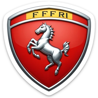 Scuderia ferrari logo sticker
