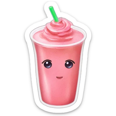 Smoothie from chips girl in gyaru style sticker