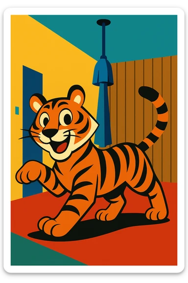 Tiger sticker