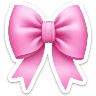 cute bow sticker