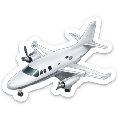 Wingless aircraft sticker