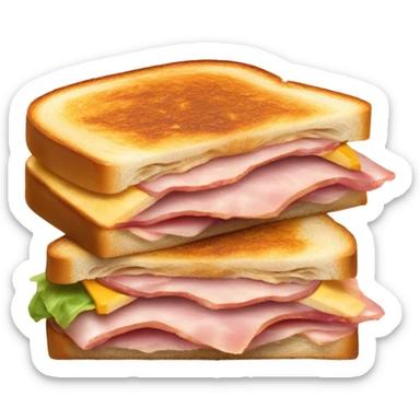panini with ham sticker