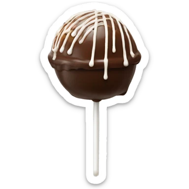 Realistic starbucks cake pops isolated. sticker