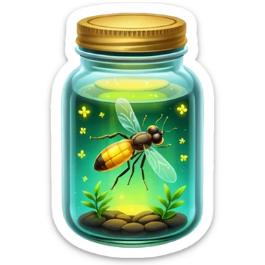 a Firefly in a Jar sticker