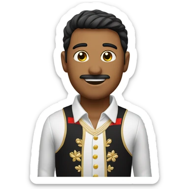 cueca chilena sticker