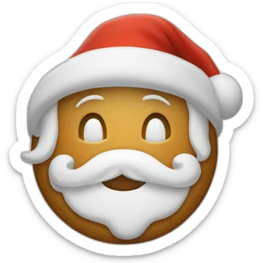 Bonhomme pain d'épices Noël sticker