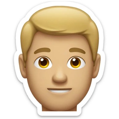 a guy in a toilet sticker