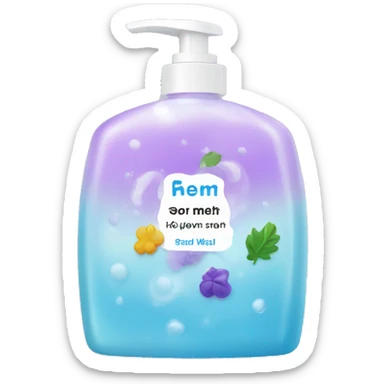 Body wash  sticker