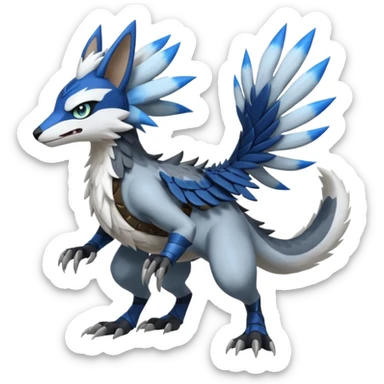 Fionbri-Vernid-Trico-Nargacuga-Silvally-fusion, full body sticker