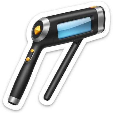 Handheld scanner wand sticker