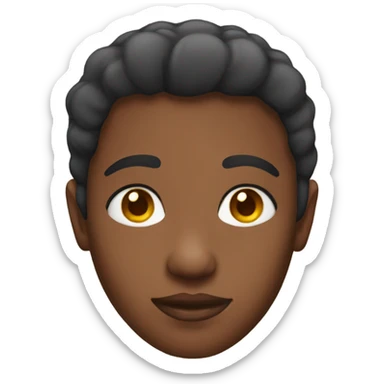 transgender colored face sticker