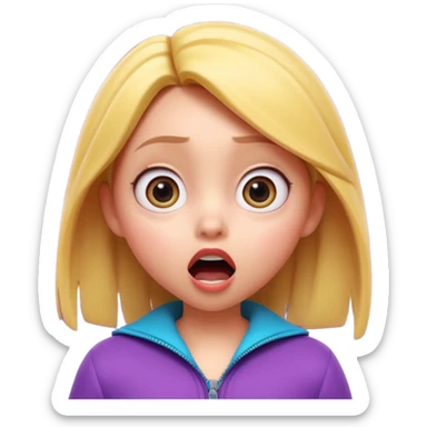 3D cartoon girl, pixar style, surprised expression, mouth closed with zipper, big eyes, vibrant colors, dramatic lighting, dark background, youtube thumbnail style, ultra detailed, high quality, sharp focus, 16:9, 4k
b sticker