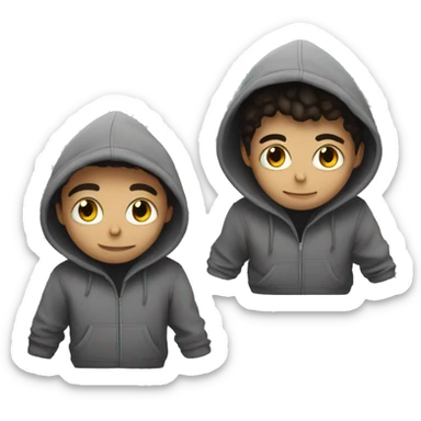 Boyfriends hoodie confy sticker