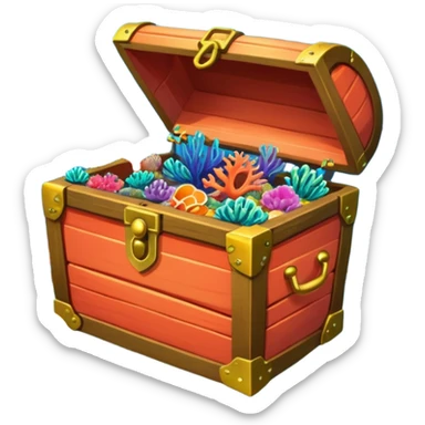 Coral Reef Treasure sticker