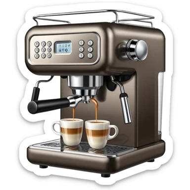 espresso machine sticker