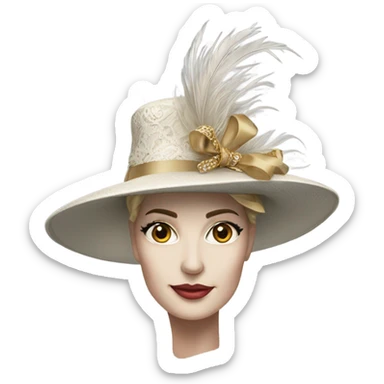 Melanie’s inauguration hat sticker