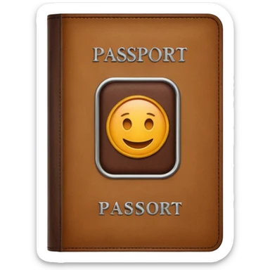 Travelling passport sticker