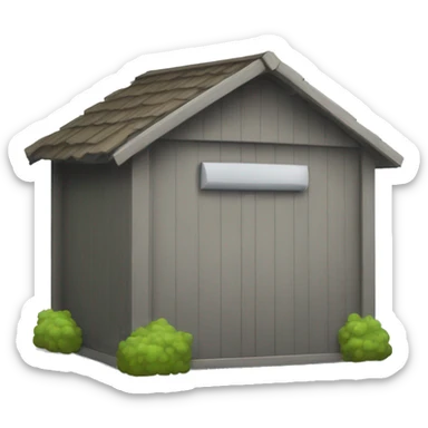 weather shed sticker