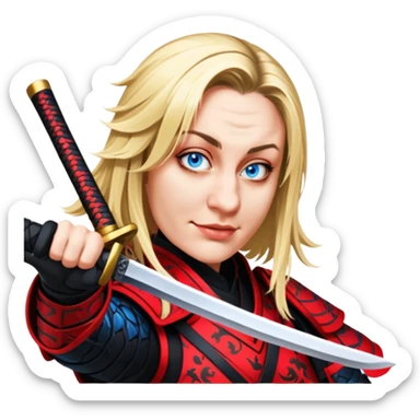 Daring Samurai sticker
