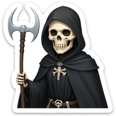 The grim reaper sticker