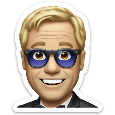 Elton John sticker