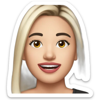 charli damelio, tiktok sticker