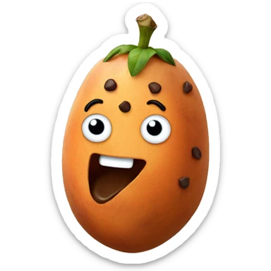 sweet potatoes with chocolate chips sticker