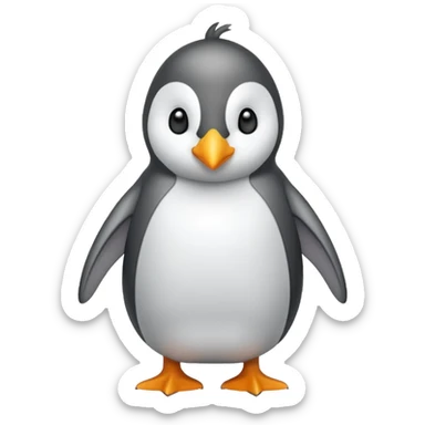 A pear penguin 🐧🍐 sticker