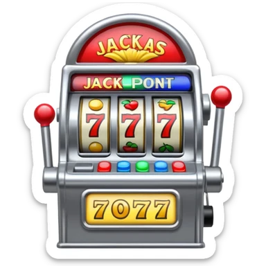 Slot machine, las vegas sticker