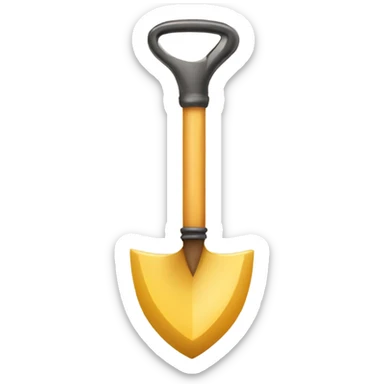 display an emoji that is a spade but shaped into the letter O sticker