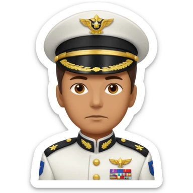 spaceship admiral sticker