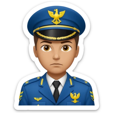 Ukrainian intelligance agency warrior sticker