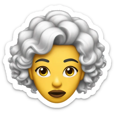 Drag queen looking disgusted  sticker