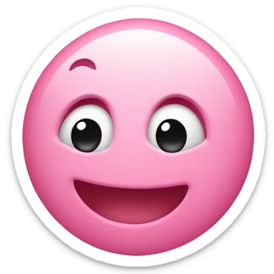 Smiley umgeben mit rosa Herzen  sticker