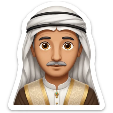 old emirates guys wearin UAE cloths sticker