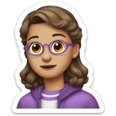 Type a hundred 🥺 emoji in the middle type this emoji 💜 and Make Capital M sticker