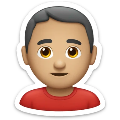 Cruz roja dentro de un círculo rojo sticker