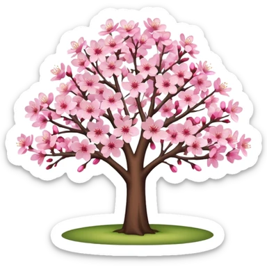 Cherry blossom tree sticker
