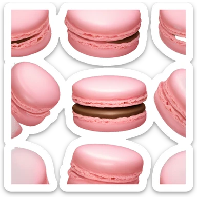 Light pink macaron sticker