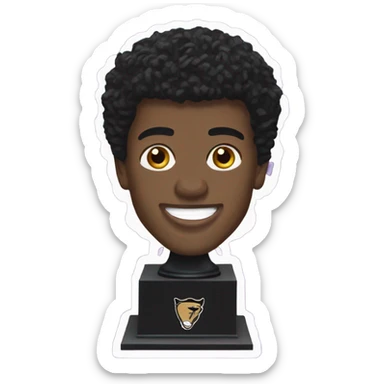 Lamar Jackson winning trophy sticker