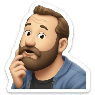 tom segura kissing bert kreischer sticker