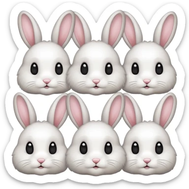 Rabbits sticker