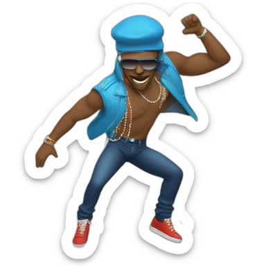 un danseur de funk sticker