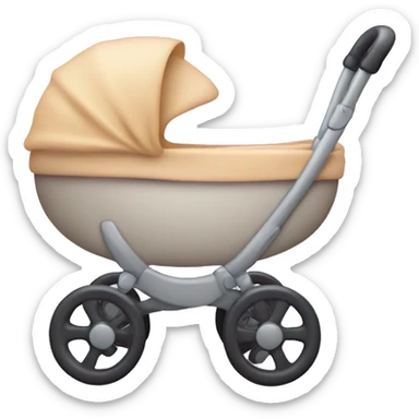 stroller for a baby sticker