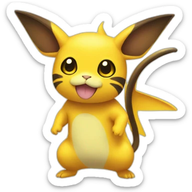 Raichu sticker