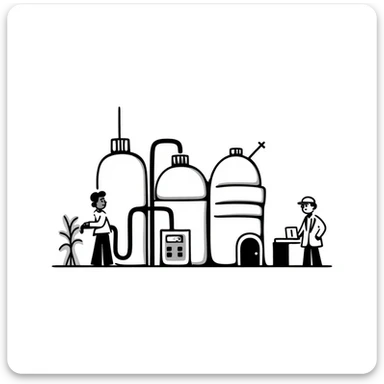 gas distribution station sticker