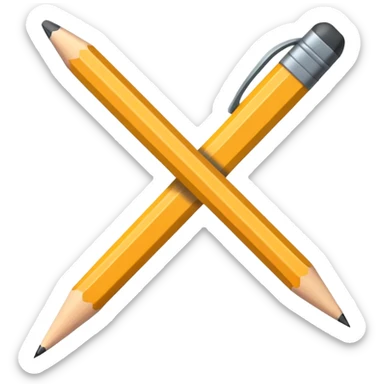 Lapiz de escribir sticker